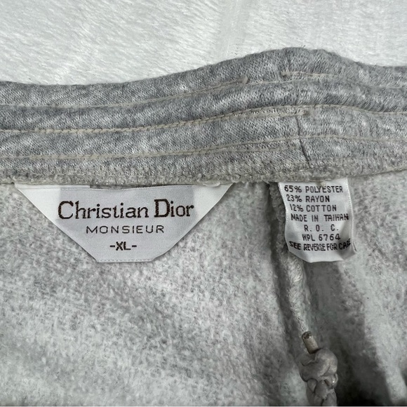 Vintage Christian Dior Sweatpants Mens XL - Picture 3 of 12